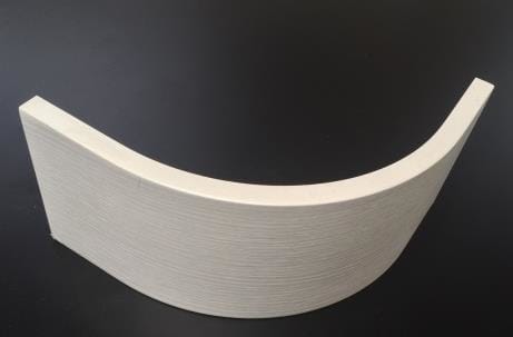 Paintable Lucca Cashmere Woodgrain - Curved Plinth